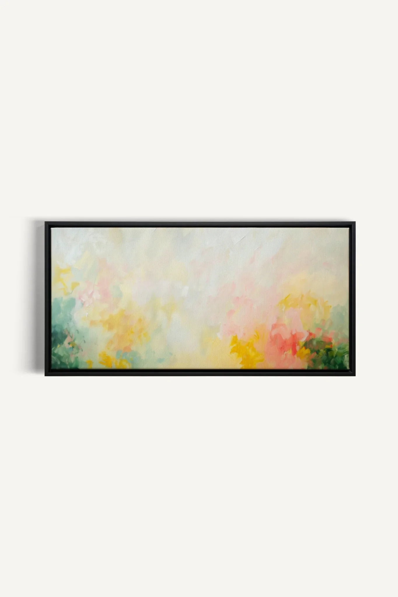 OLEKA CANVAS - DYNAMIC BLOOM, Oeuvre sur toile étirée, encadré Noir