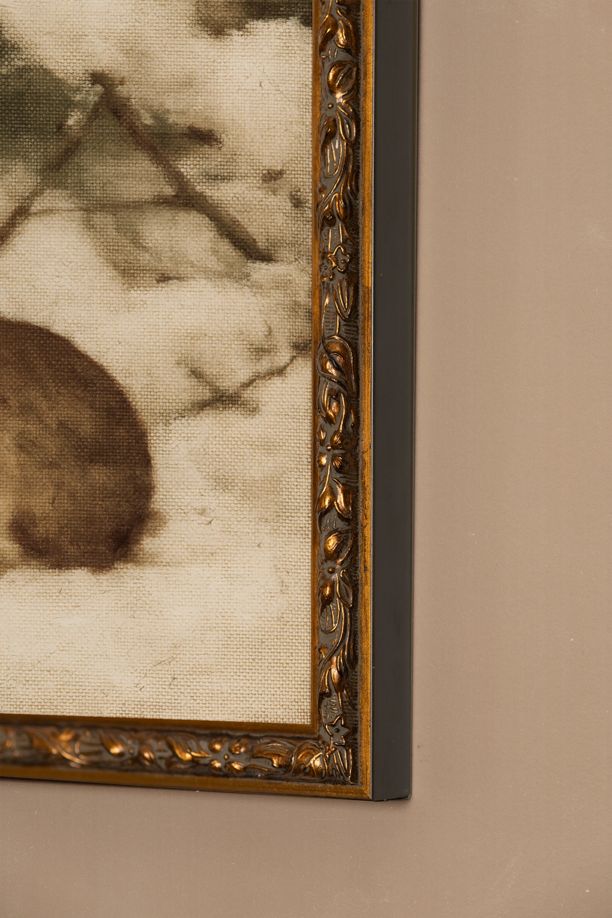 EARLY WINTER, Oeuvre sur toile rigide, encadré Vintage Bronze