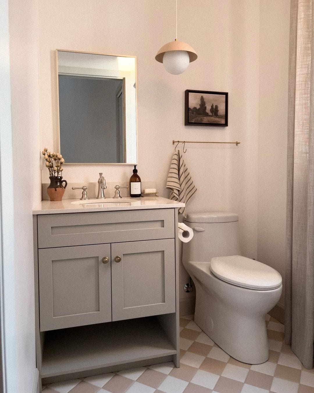 OLEKA CANVAS - PASTURE, Oeuvre sur toile étirée, encadré Noir