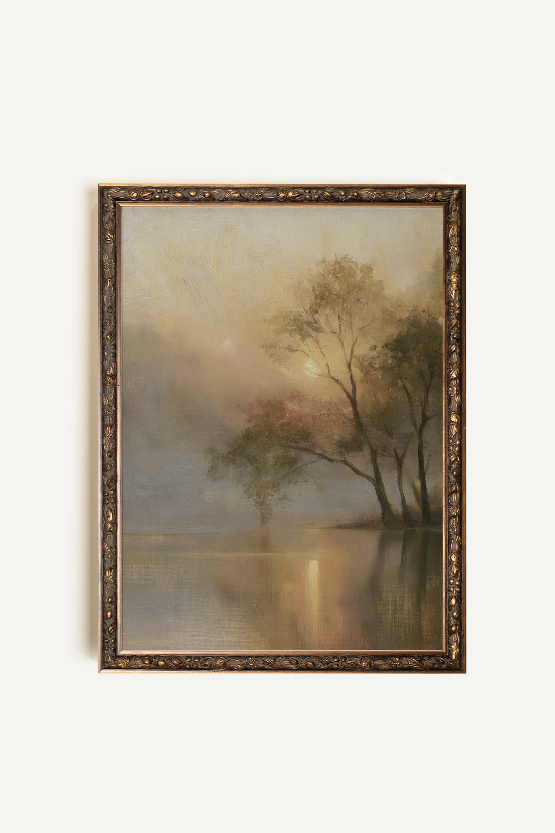 Ethereal Morning I, Oeuvre sur toile rigide, encadré Vintage Bronze