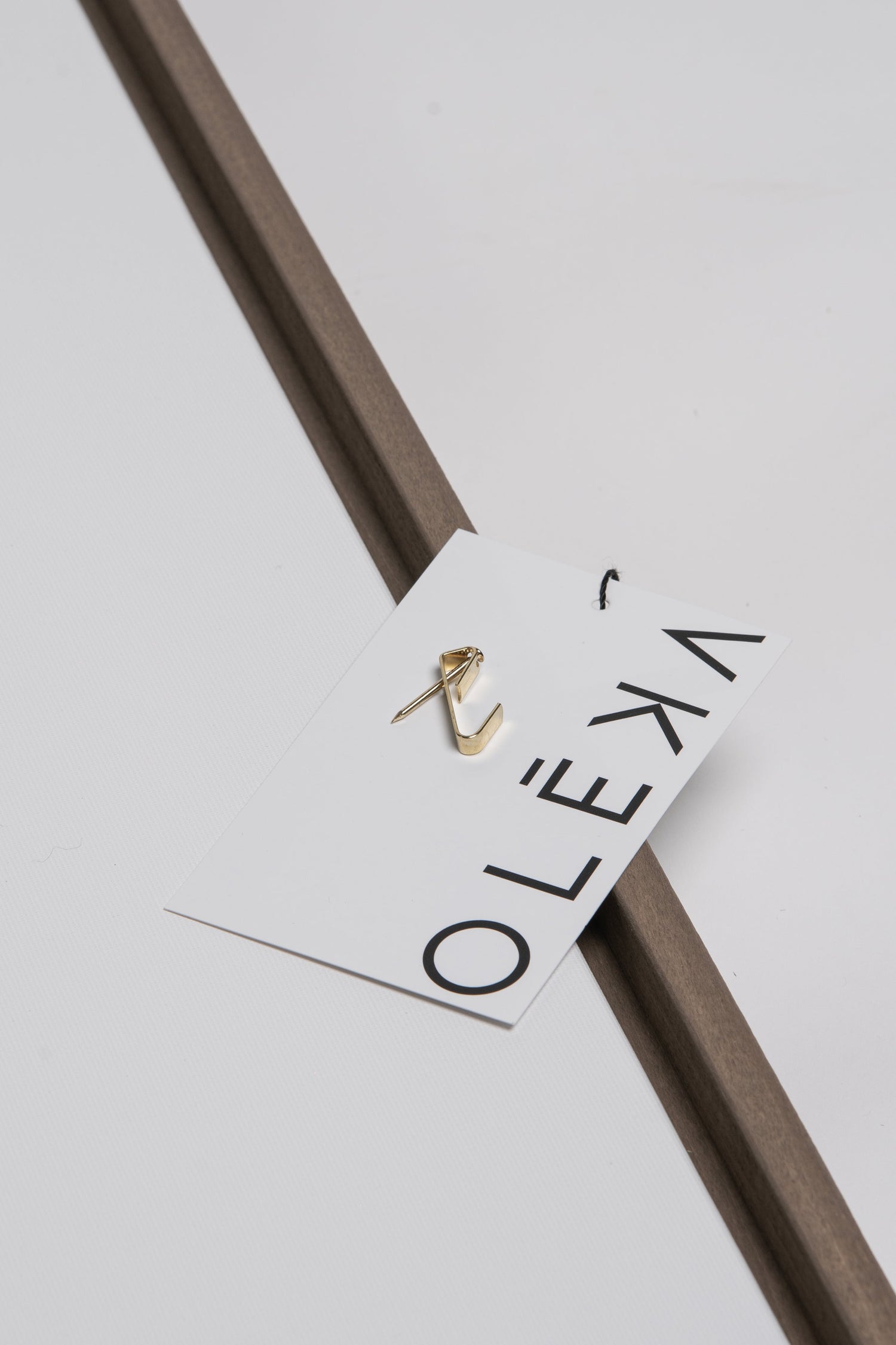 OLEKA CANVAS - TIMELESS ART, Oeuvre sur toile étirée, encadré Brun Chêne