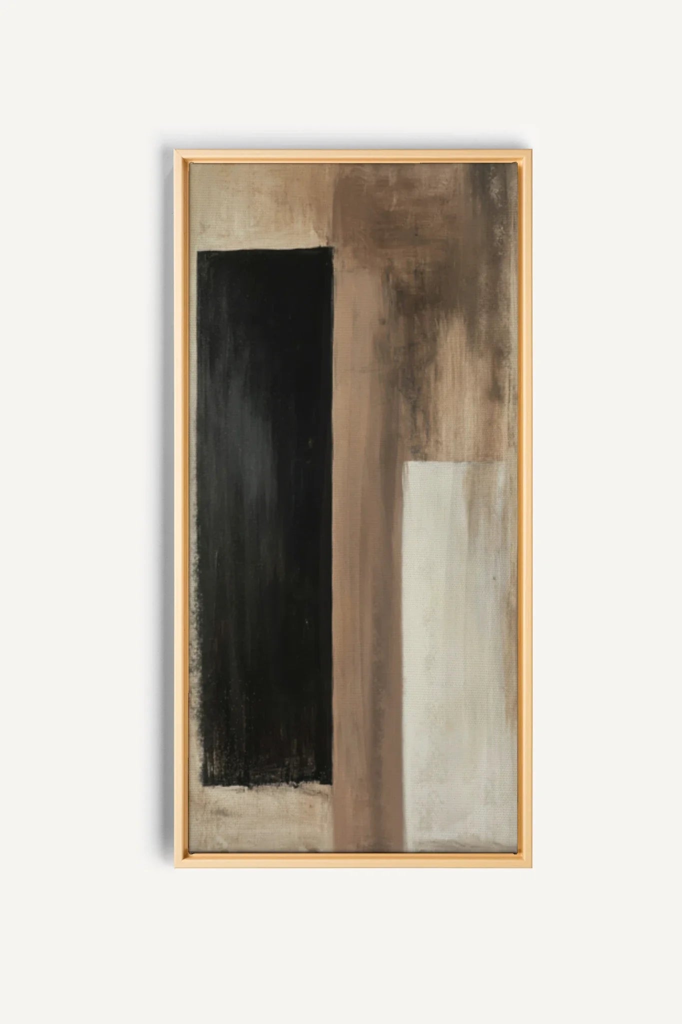 OLEKA CANVAS - FADED STRUCTURES, Oeuvre sur toile étirée, encadré Naturel Clair