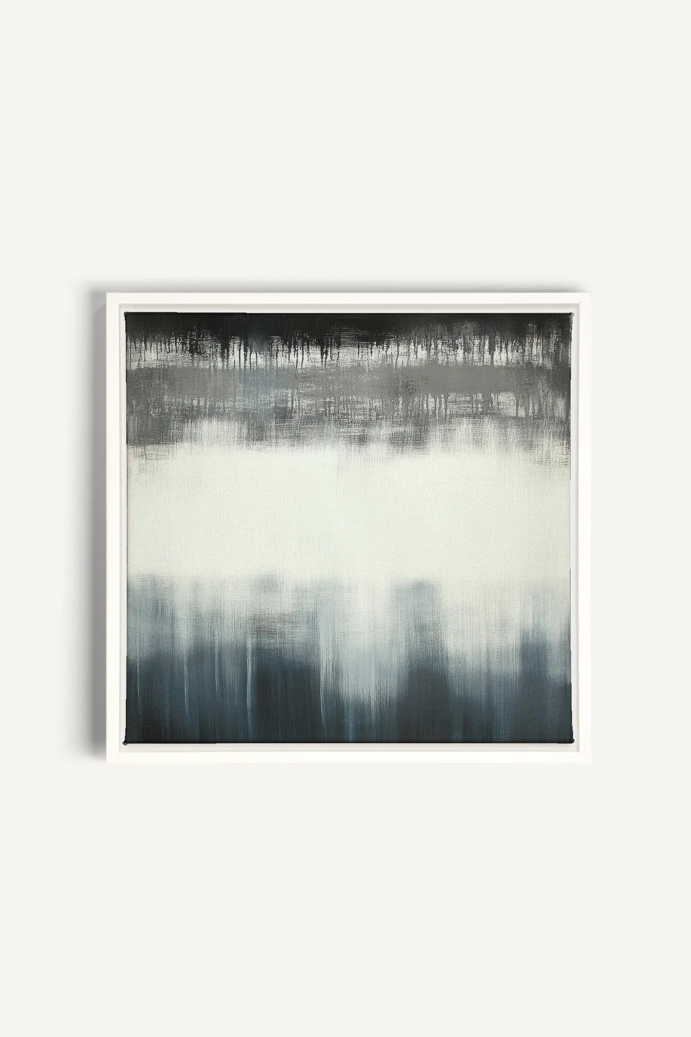 OLEKA CANVAS - FADING LIGHT, Oeuvre sur toile étirée, encadré Blanc
