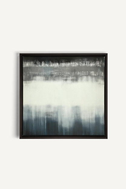 OLEKA CANVAS - FADING LIGHT, Oeuvre sur toile étirée, encadré Noir