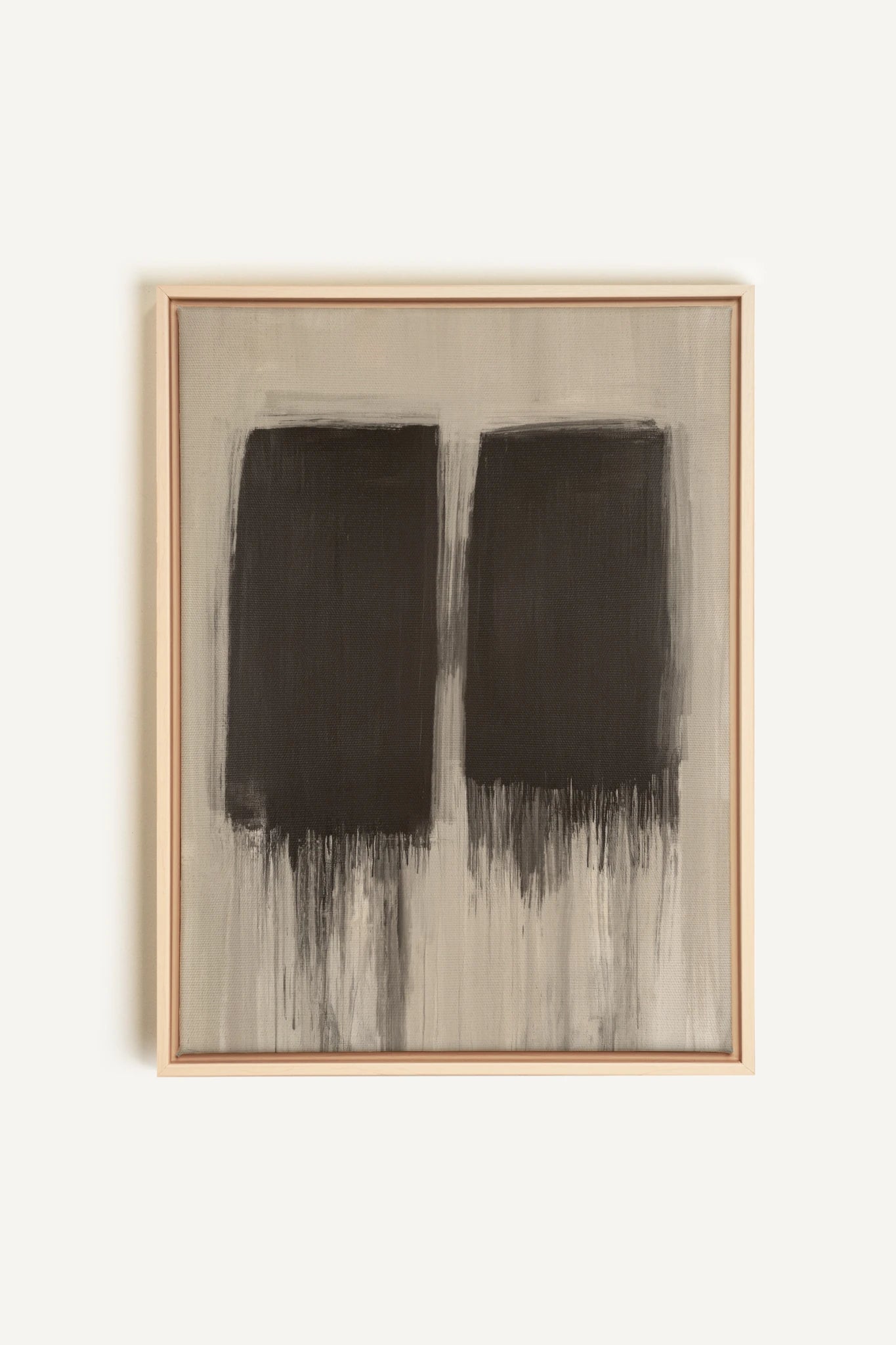 FADING SHADOWS, Oeuvre sur toile étirée, encadré Naturel Clair