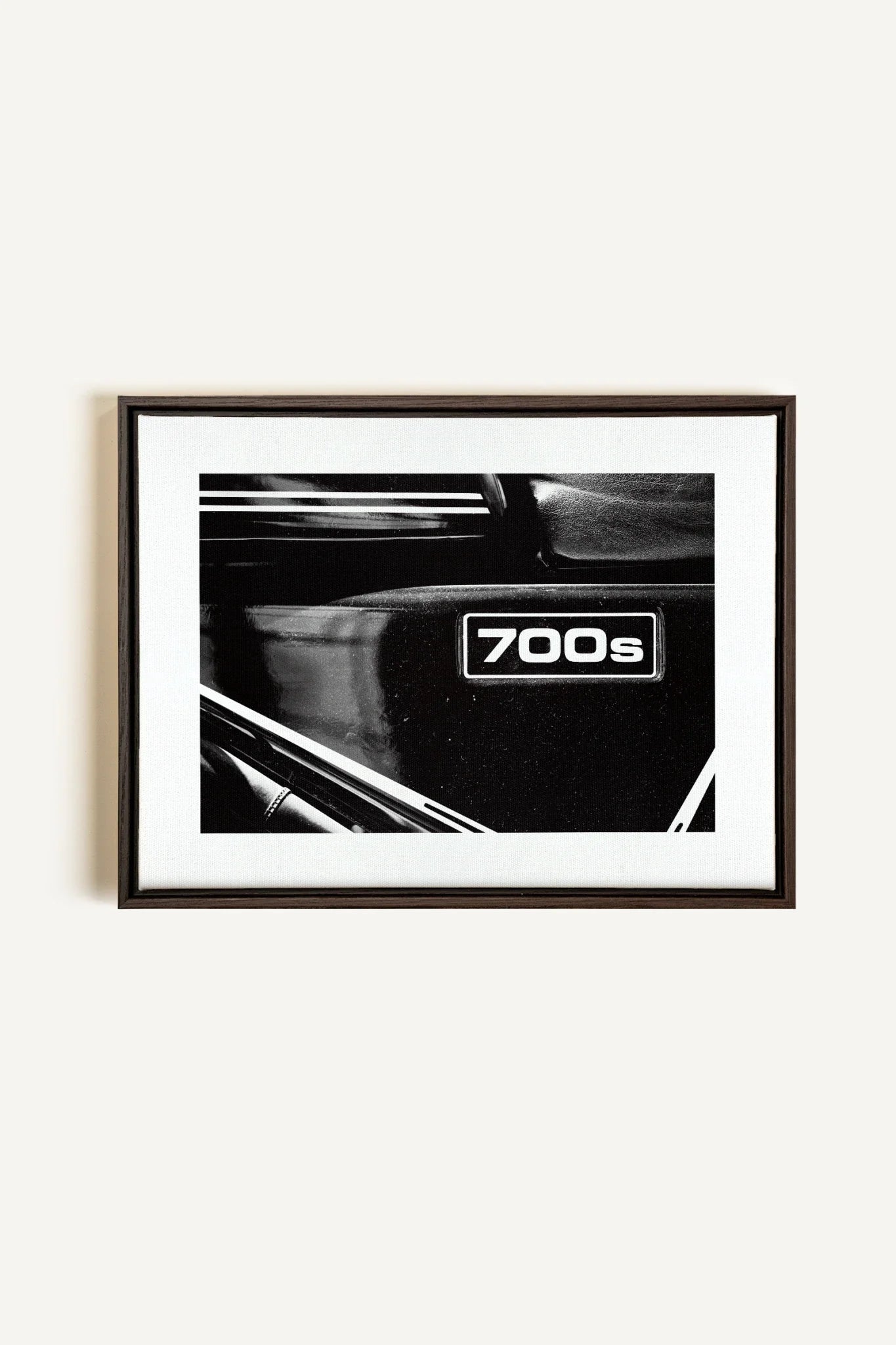 OLEKA CANVAS - FAST LANE, Oeuvre sur toile étirée, encadré Brun Noyer