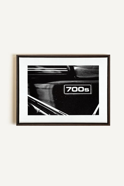 OLEKA CANVAS - FAST LANE, Oeuvre sur toile étirée, encadré Brun Noyer