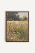 OLEKA CANVAS - FIELDS OF HARMONY, Oeuvre sur toile étirée, encadré Brun Chêne