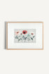 OLEKA CANVAS - FLEURS DE SAISON, Oeuvre sur toile étirée, encadré Naturel Clair