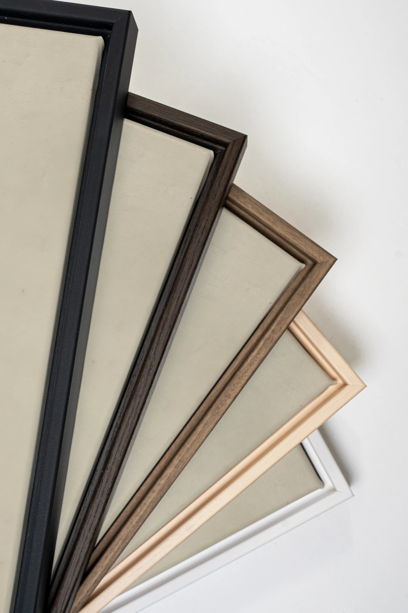 CROSSED LINES, Work on stretched canvas, framed Naturel Clair