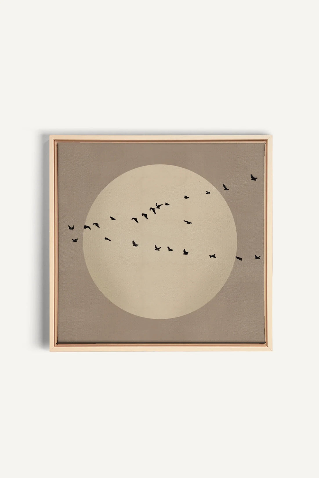 OLEKA CANVAS - FLIGHT OF LIGHT, Oeuvre sur toile étirée, encadré Naturel Clair