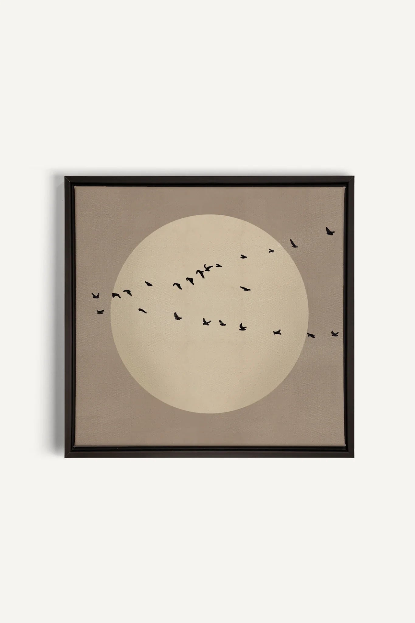 OLEKA CANVAS - FLIGHT OF LIGHT, Oeuvre sur toile étirée, encadré Noir