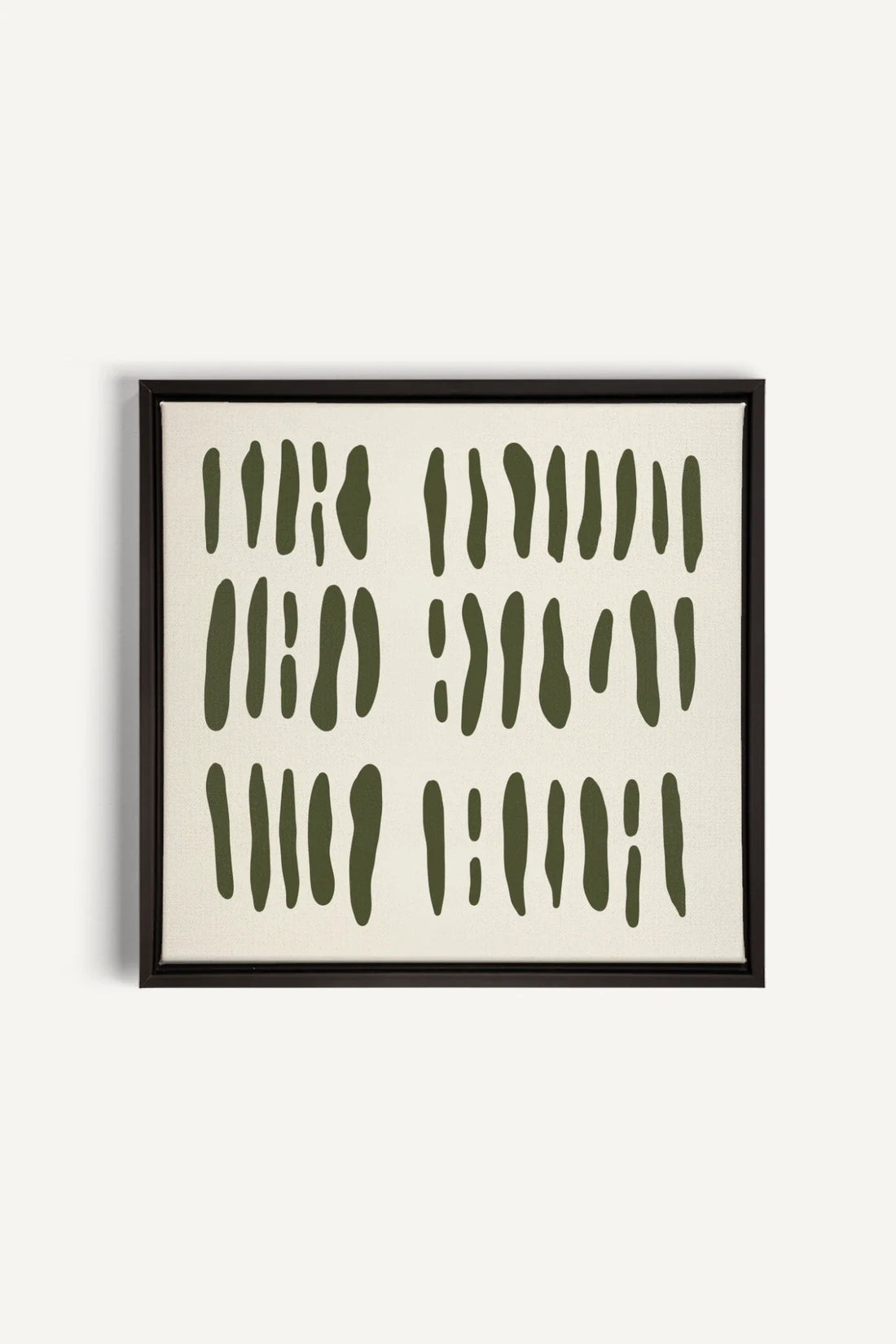 OLEKA CANVAS - FLOATING PATTERNS, Oeuvre sur toile étirée, encadré Noir