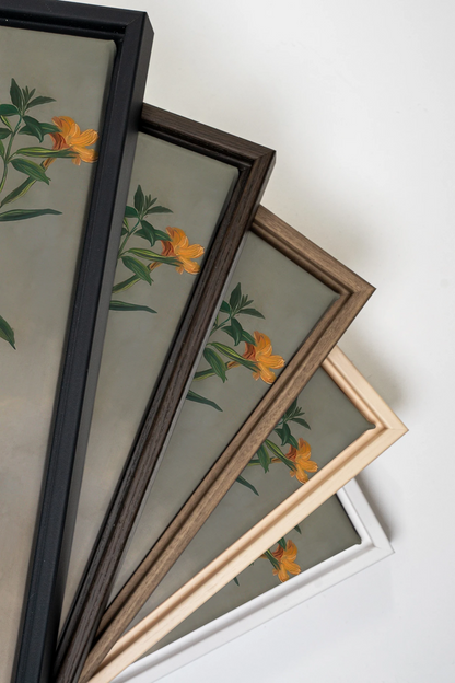 FLORAL REVERIE, Oeuvre sur toile étirée, encadré Naturel Clair