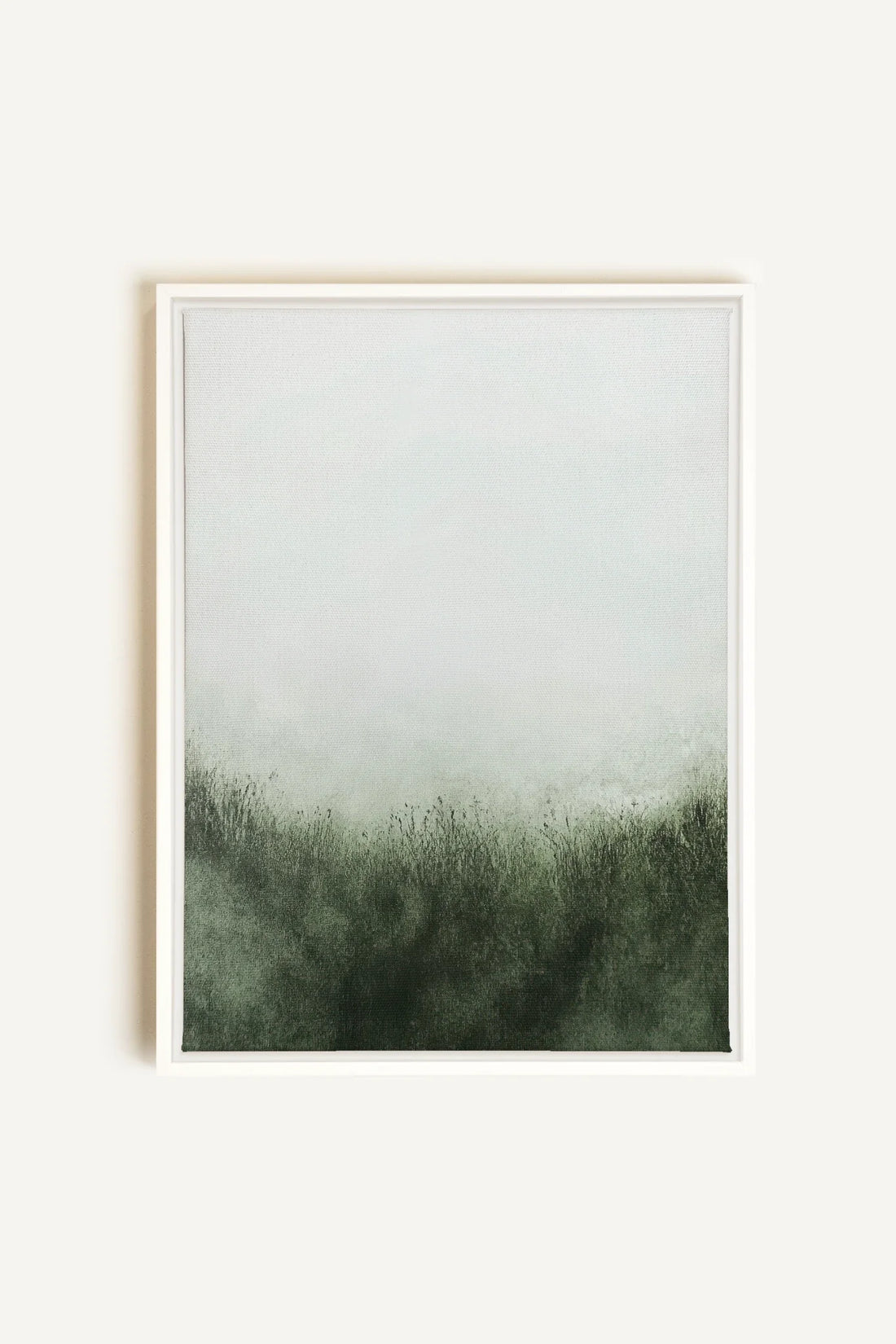 OLEKA CANVAS - FOREST HAZE, Oeuvre sur toile étirée, encadré Blanc