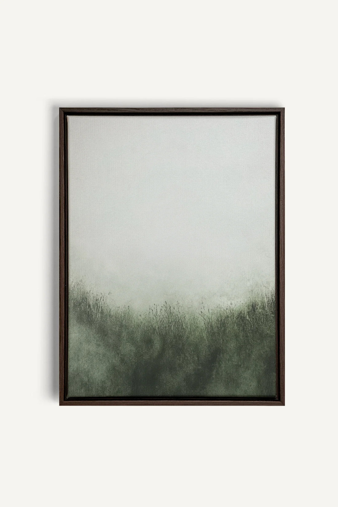 OLEKA CANVAS - FOREST HAZE, Oeuvre sur toile étirée, encadré Brun Noyer