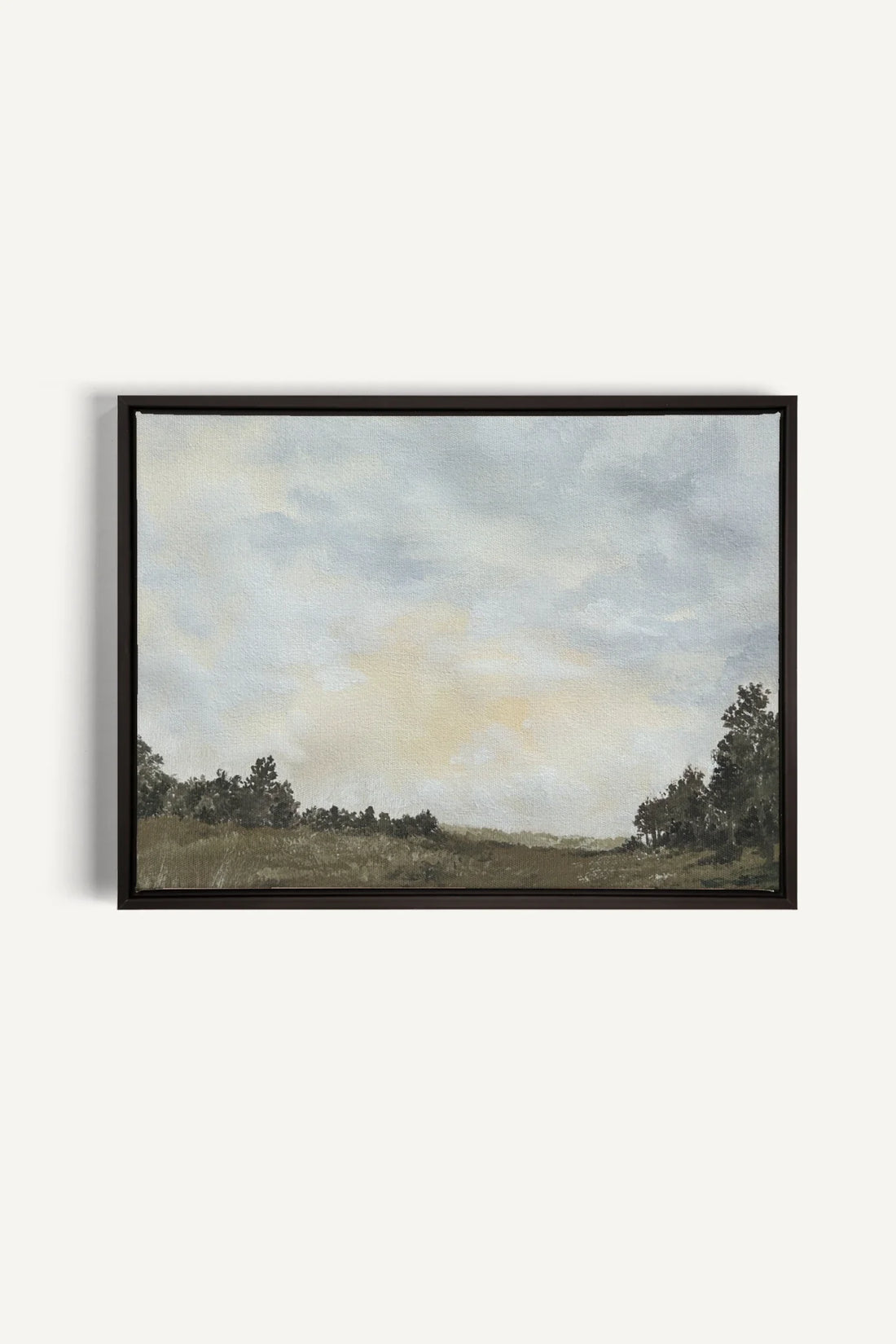 OLEKA CANVAS - FRESH SKIES, Oeuvre sur toile étirée, encadré Noir