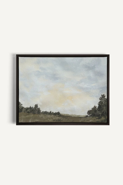 OLEKA CANVAS - FRESH SKIES, Oeuvre sur toile étirée, encadré Noir