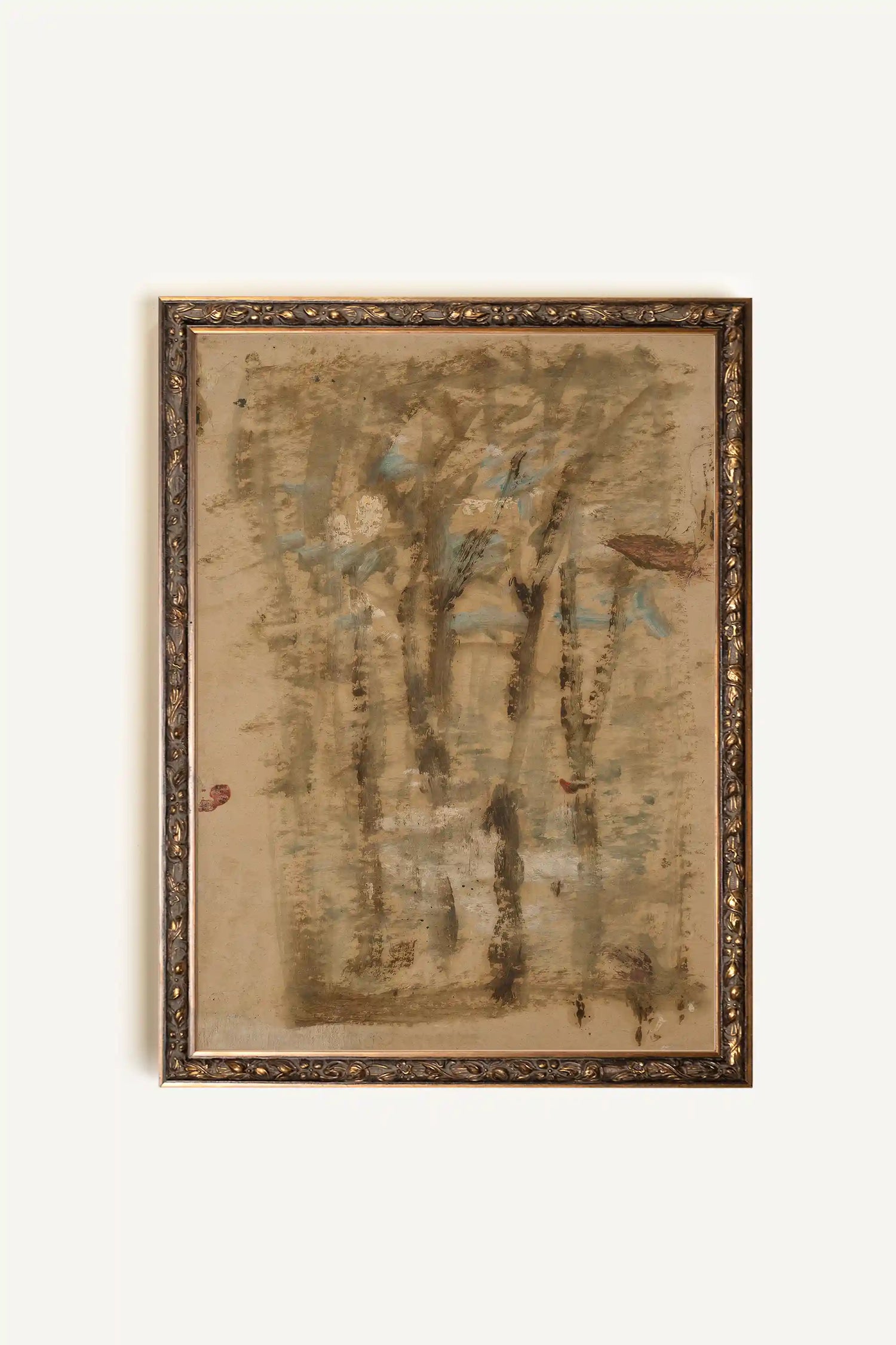 FROZEN MEMORY, Oeuvre sur toile rigide, encadré Vintage Bronze