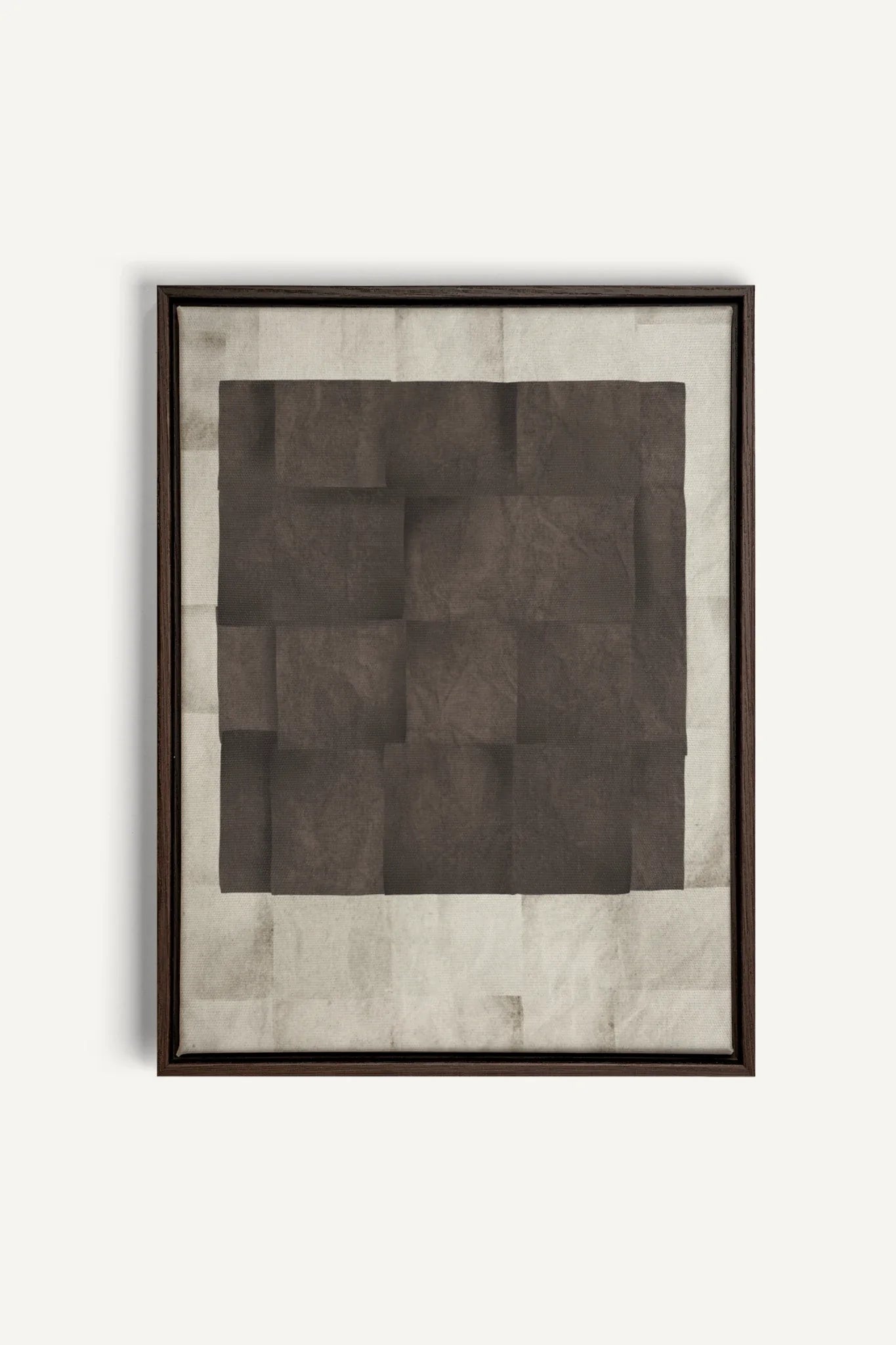 OLEKA CANVAS - GENESIS, Oeuvre sur toile étirée, encadré Brun Noyer