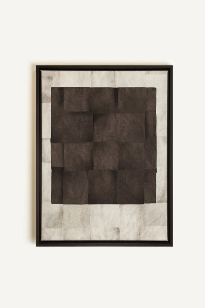 OLEKA CANVAS - GENESIS, Oeuvre sur toile étirée, encadré Noir