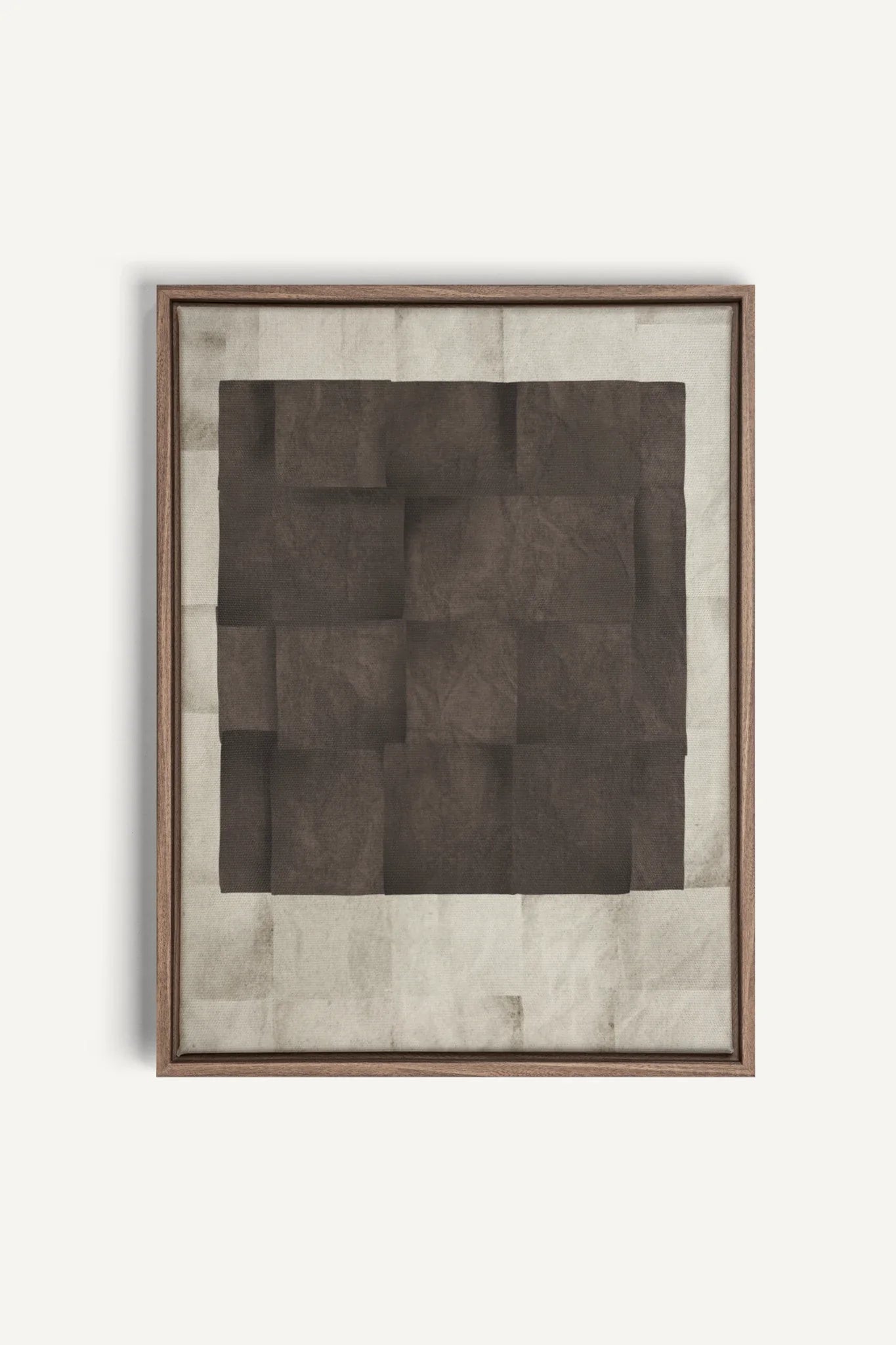 OLEKA CANVAS - GENESIS, Oeuvre sur toile étirée, encadré Brun Chêne