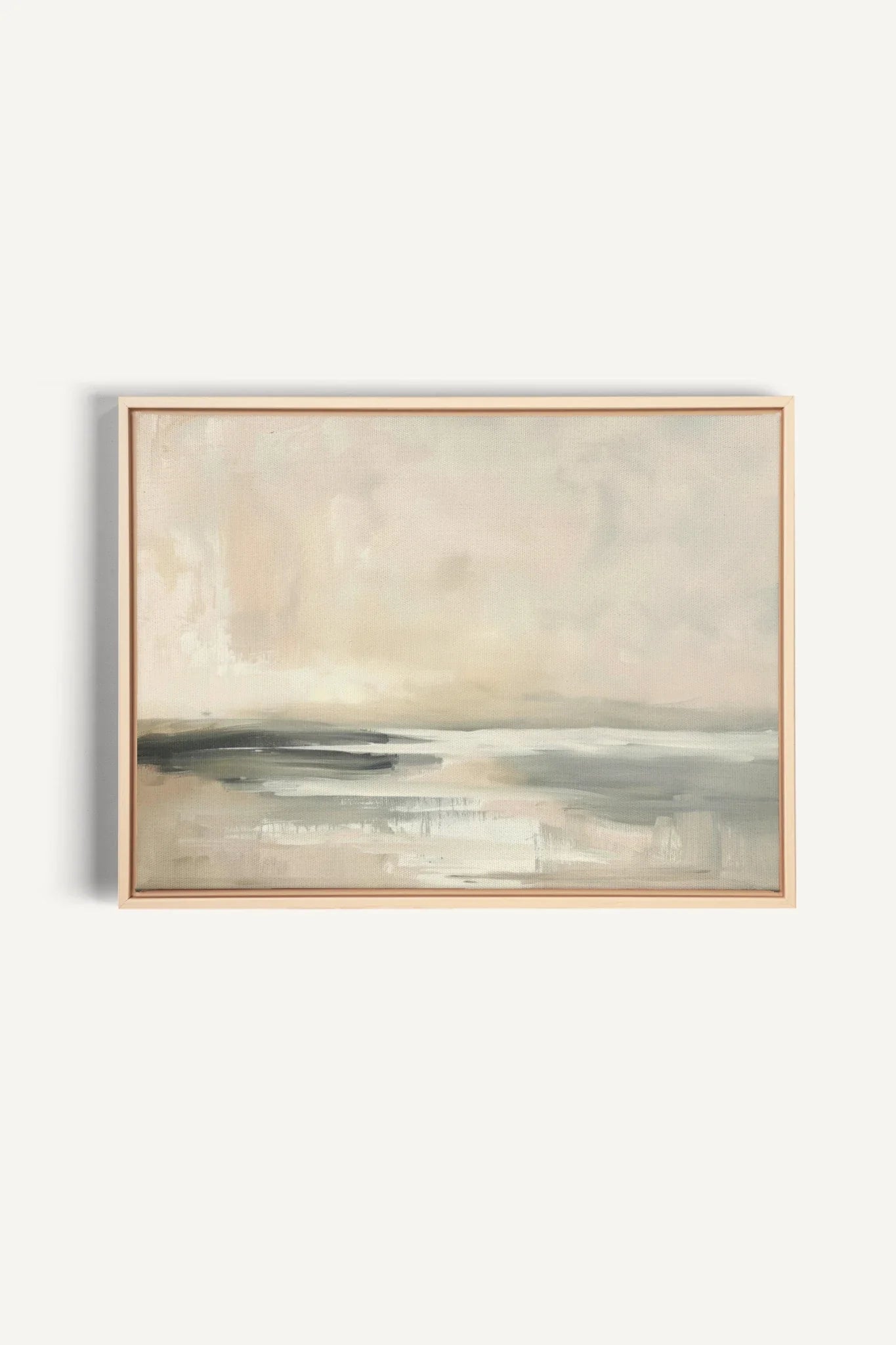 OLEKA CANVAS - GENTLE BREEZE, Oeuvre sur toile étirée, encadré Naturel Clair