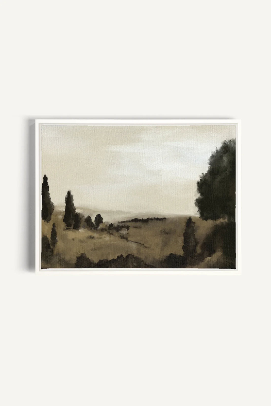 OLEKA CANVAS - GLEMSFORD MEADOWS, Oeuvre sur toile étirée, encadré Blanc