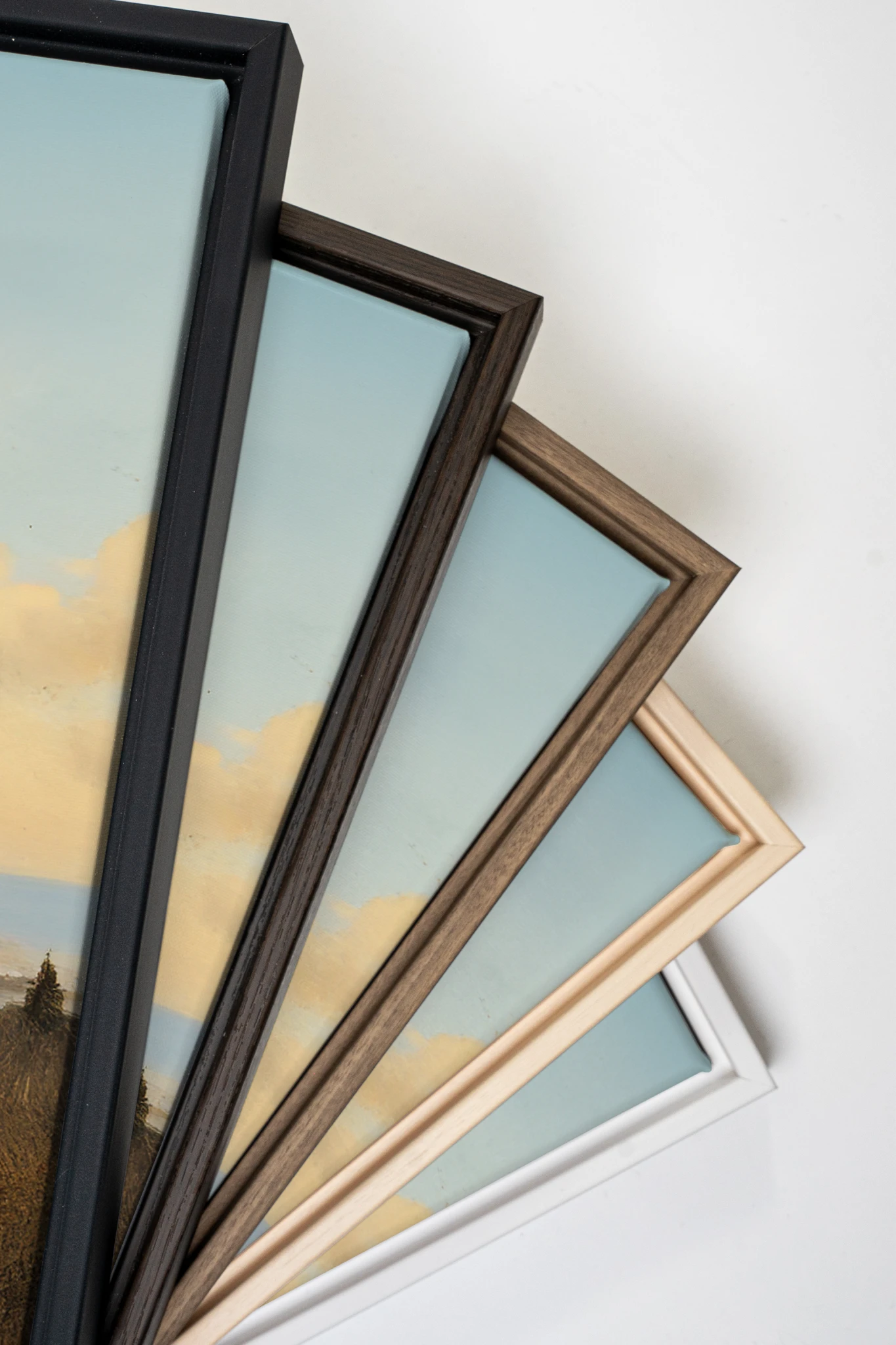 SOUFFLE DES PRÉS, Work on stretched canvas, framed Naturel Clair