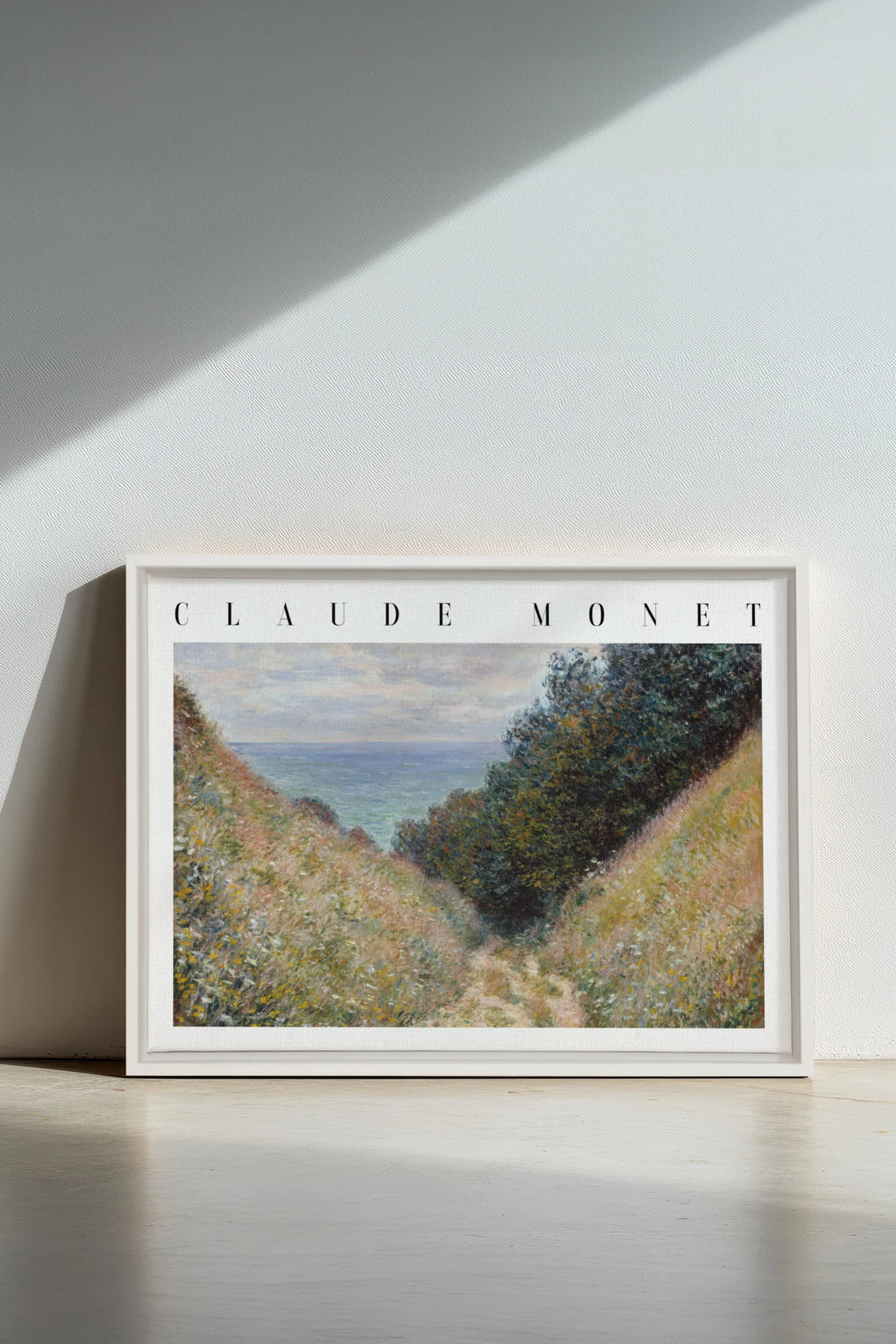 SALTED HERBS, Work on stretched canvas, framed White