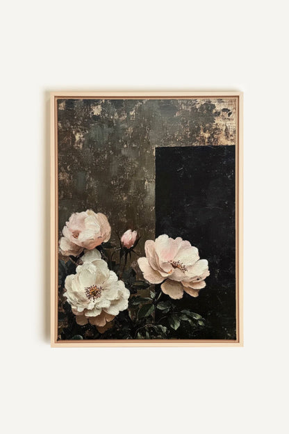 OLEKA CANVAS - HIDDEN LIGHT, Oeuvre sur toile étirée, encadré Naturel Clair