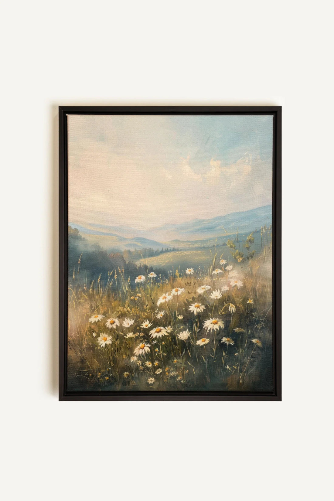 OLEKA CANVAS - HILLSIDE HARMONY, Oeuvre sur toile étirée, encadré Noir