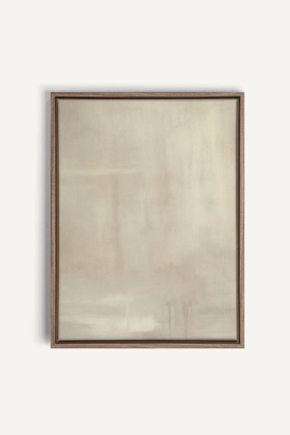 OLEKA CANVAS - ILLUMI, Oeuvre sur toile étirée, encadré Brun Chêne