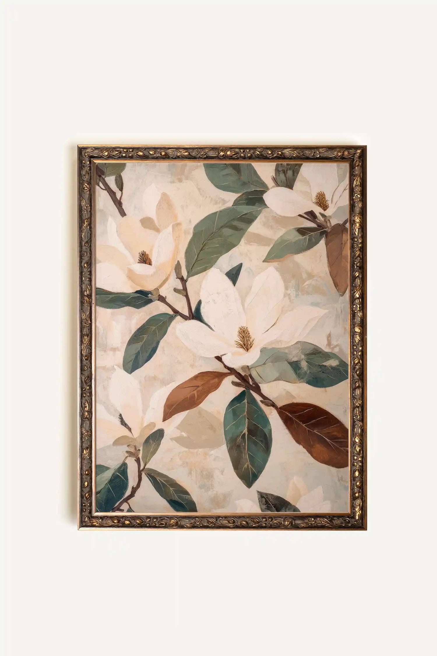 JARDIN INTEMPOREL, Artwork on rigid canvas, framed in Vintage Bronze