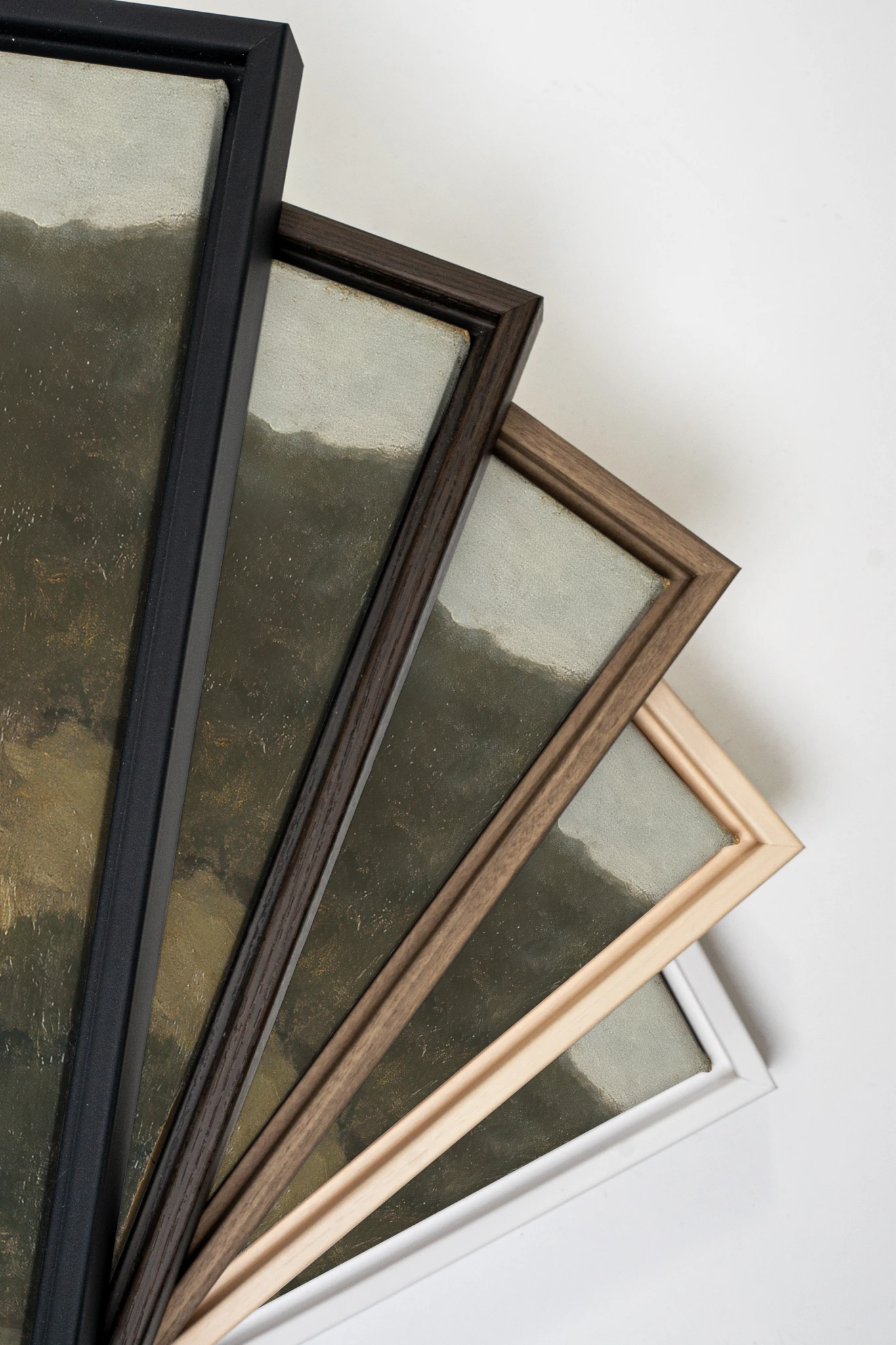 LAC MIROIR, Work on stretched canvas, framed White