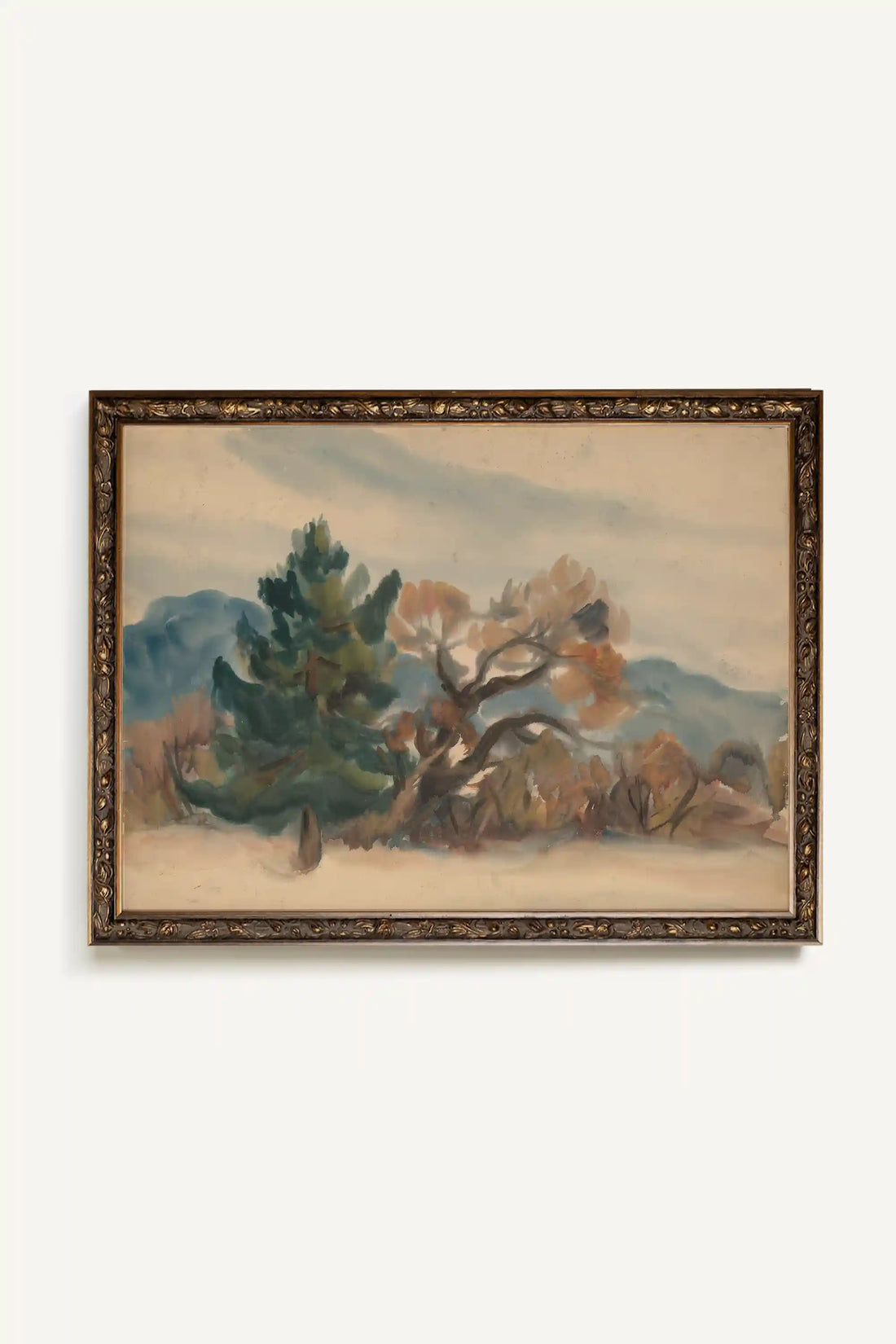 LAST FROST, Oeuvre sur toile étirée, encadré Vintage Bronze