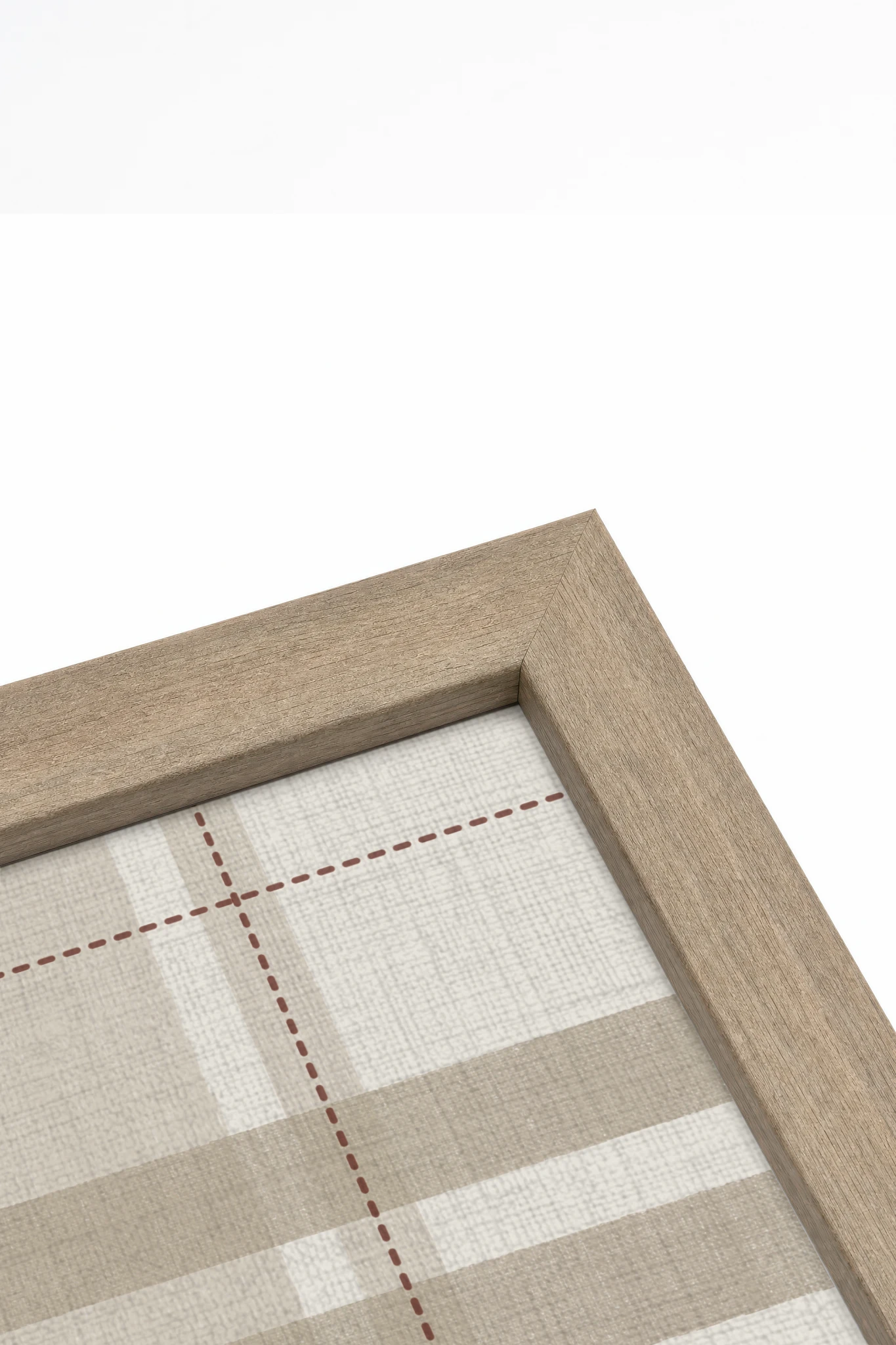 LIEN DE CONFIANCE, Work on canvas, oak brown frame