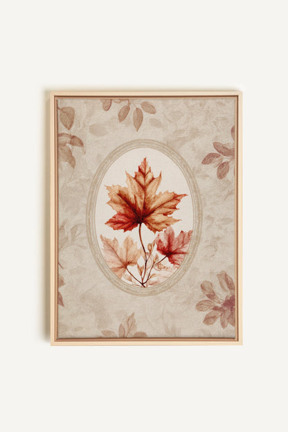 MAPLE MEMORY, Artwork on stretched canvas, framed Natural Light