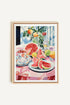 OLEKA CANVAS - MELON OASIS HARVEST, Oeuvre sur toile étirée, encadré Naturel Clair