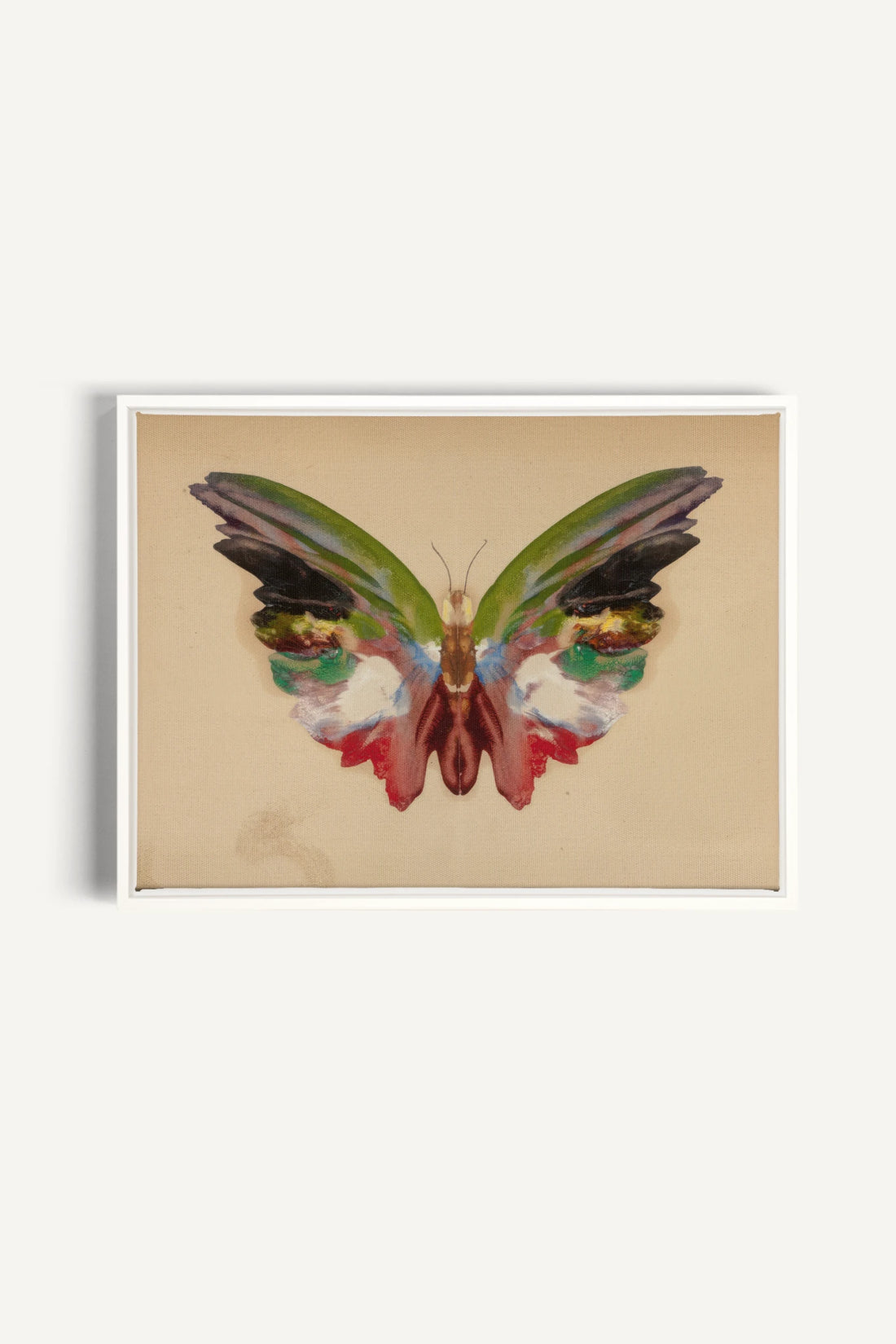 MÉTAMORPHOSE, Oeuvre sur toile étirée, encadré Blanc