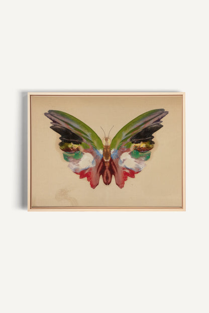 MÉTAMORPHOSE, Work on stretched canvas, framed Naturel Clair