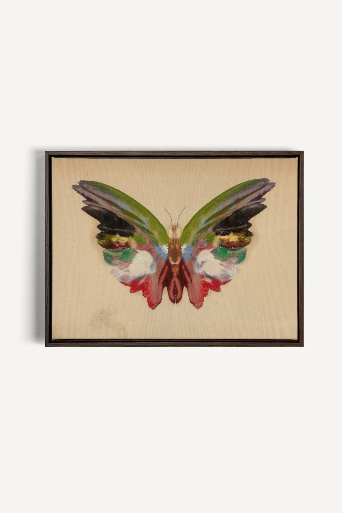 MÉTAMORPHOSE, Oeuvre sur toile étirée, encadré Brun Noyer