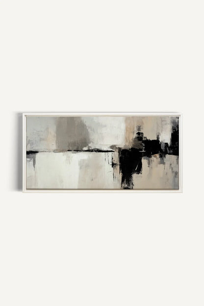 OLEKA CANVAS - MINERAL ESSENCE, Oeuvre sur toile étirée, encadré Blanc