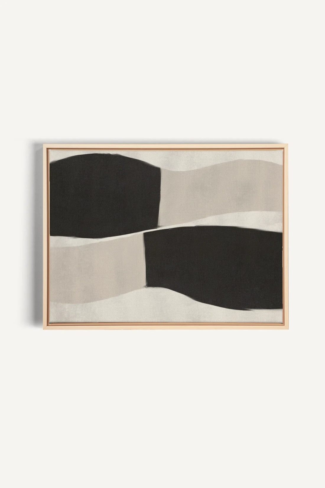 OLEKA CANVAS - MIRROR, Oeuvre sur toile étirée, encadré Naturel Clair