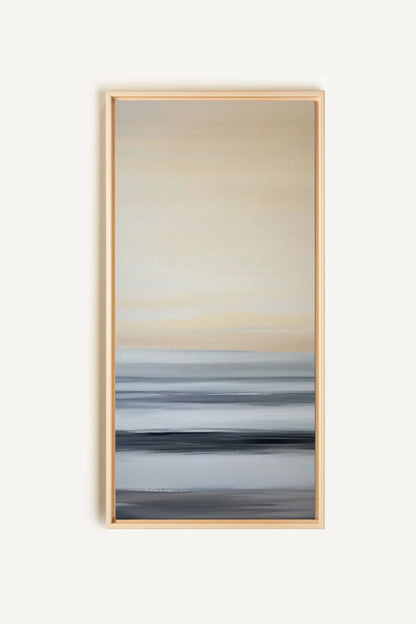 OLEKA CANVAS - MIST ECHOES, Oeuvre sur toile étirée, encadré Naturel Clair