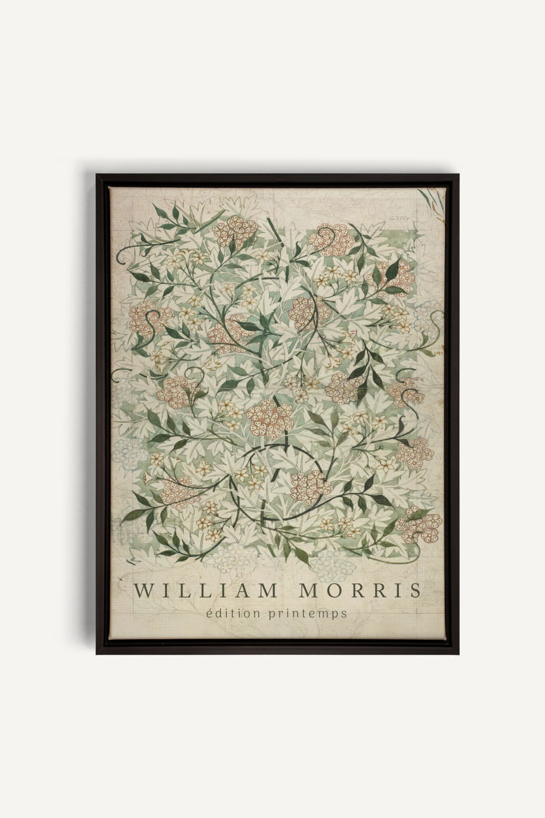 MORRIS GARDEN, Oeuvre sur toile étirée, encadré Noir
