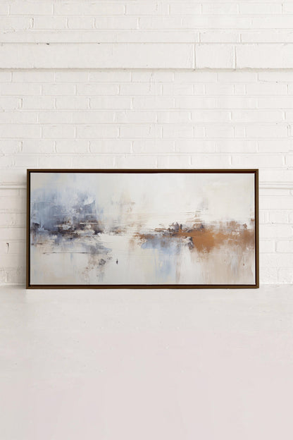 OLEKA CANVAS - TIMELESS ART, Oeuvre sur toile étirée, encadré Brun Noyer