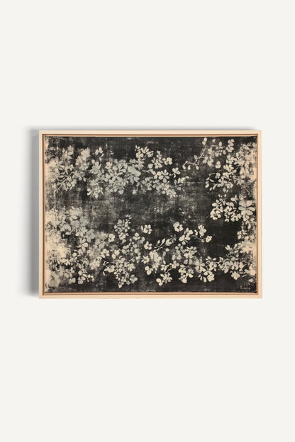 OLEKA CANVAS - MYSTERIOUS GARDEN, Oeuvre sur toile étirée, encadré Naturel Clair