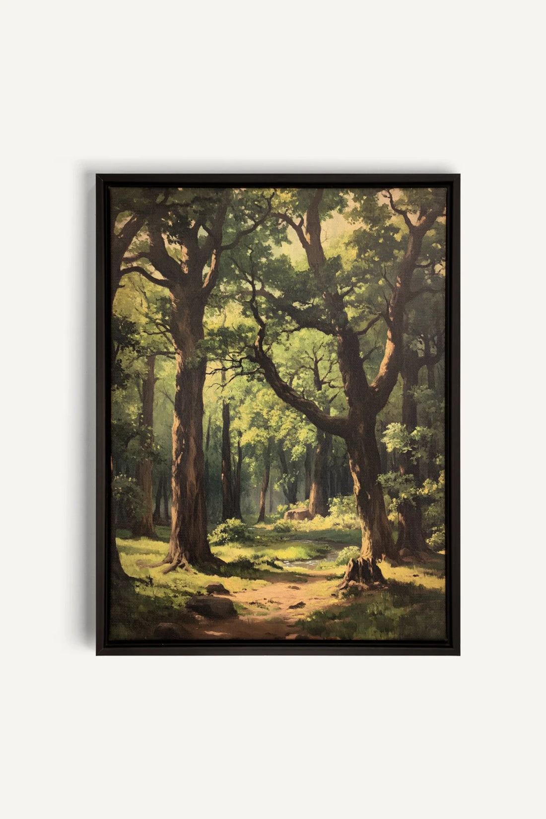 OLEKA CANVAS - MYSTIC TRAILS, Oeuvre sur toile étirée, encadré Noir