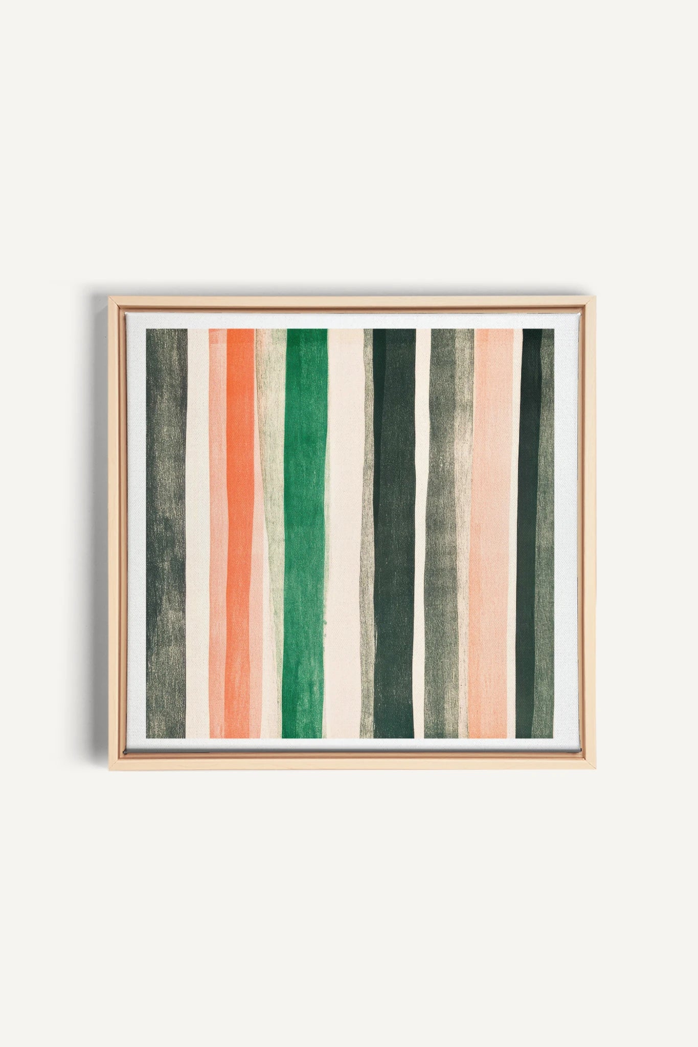 NATURAL LINES, Artwork on stretched canvas, framed Natural Light